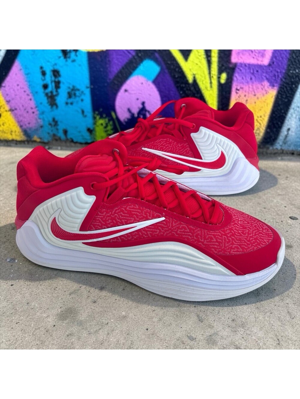 $114 Nike Giannis Freak 7 Basketball Shoes Red Size 10